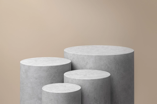4 marble posts